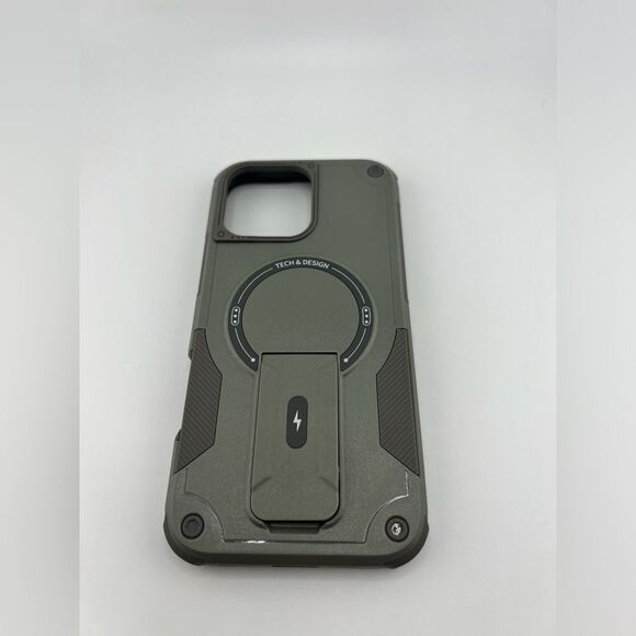 Rugged Armor iPhone 16 Pro Max Case – Heavy Duty with Kickstand & Magnetic Ring - Picture 5 of 9